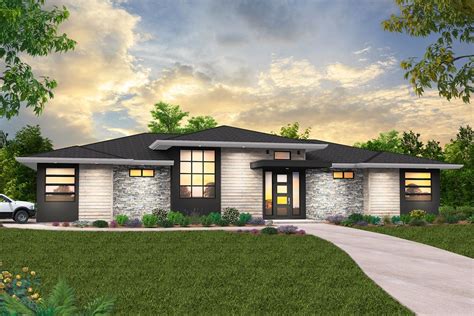 Plan 85299MS: 3-Bedroom Modern Prairie-Style House Plan | Prairie style ...