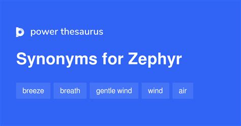 Zephyr synonyms - 506 Words and Phrases for Zephyr