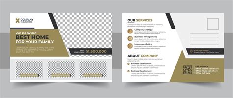 Real Estate Postcard design Vector 21853901 Vector Art at Vecteezy