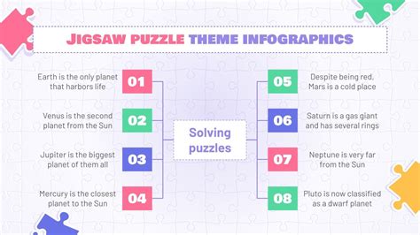 Jigsaw Puzzle Pieces Theme for Education Infographics