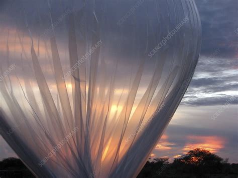 Weather balloon launch - Stock Image - E180/0582 - Science Photo Library