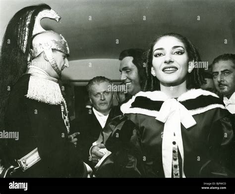 MARIA CALLAS at the 1958 season opening of the La Scala, Milan Stock Photo, Royalty Free Image ...