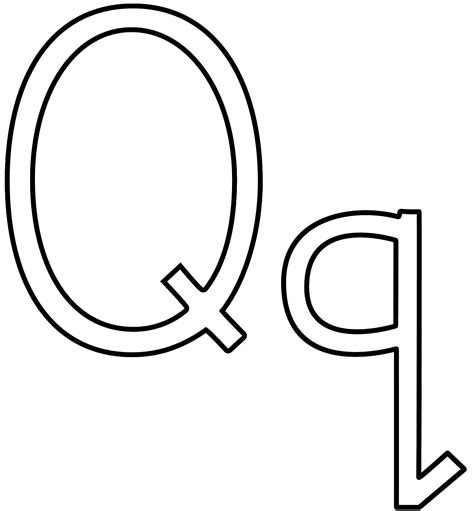 Printable Letter Q