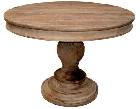 Hermosa Round Dining Table | Round wood dining table, Round pedestal ...