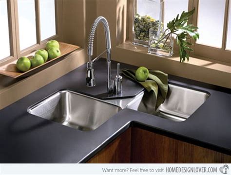 15 Cool Corner Kitchen Sink Designs | Home Design Lover | Kitchen sink ...