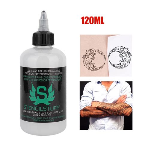 120ml Professional Tattoo Transfer Stencil Stuff Cream Speed Stick Transfer Gel Solution Tattoo ...