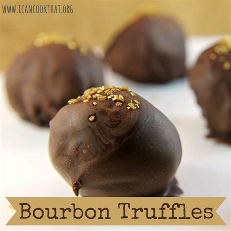 Bourbon Truffles Recipe - I Can Cook That | I Can Cook That