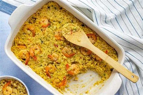 Easy Shrimp and Rice Casserole - My Kitchen Serenity