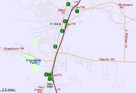 Yreka California Map – Topographic Map of Usa with States