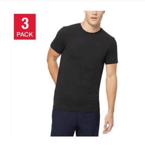 32 Degrees - 32 DEGREES COOL - BLACK TEE SHIRTS - 3-PACK SHORT SLEEVE ...