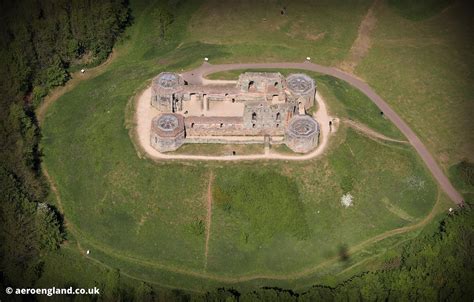 aeroengland | aerial photograph of Stafford Castle Staffordshire England UK