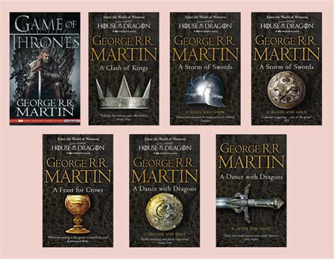 Game of Thrones Books in Order (George R.R. Martin)