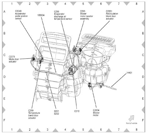 2005 Ford F150 Blend Door Actuator