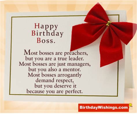 Birthday Poem For Boss - BirthdayWishings.com