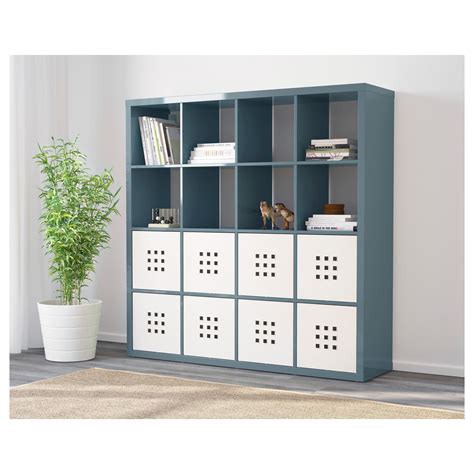 Ikea Kallax 16 Cube Storage Bookcase Square Shelving Unit Various ...