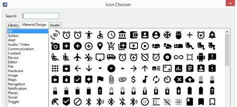 Icon categories, export image scaling, and more - WireframeSketcher