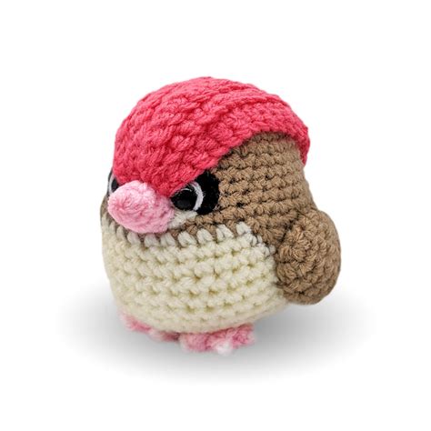 Pidgeotto Crochet Pokemon Amigurumi Plush Pokemon Inspired | Etsy