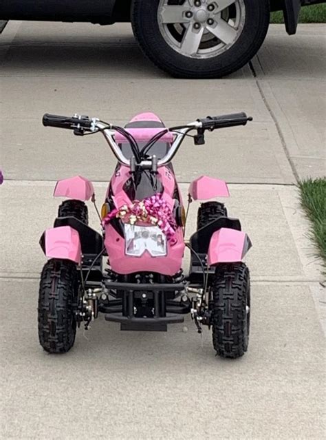 Rosso Motors eQuad S Pink - 500W Kids ATV 4 Wheeler Ride On for Girls – Rosso Motors Kids Toys