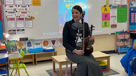 Violin Demonstration by Miss Brisa from the mariachi group Agaves - Mrs. D. Garcia’s Class 2023 ...