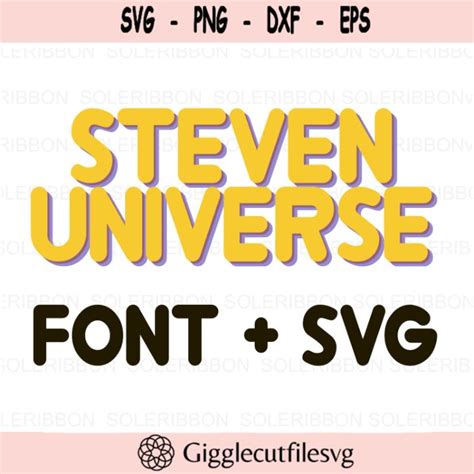 Steven Universe Alphabet Font Steven Universe Svg Steven Universe File ...