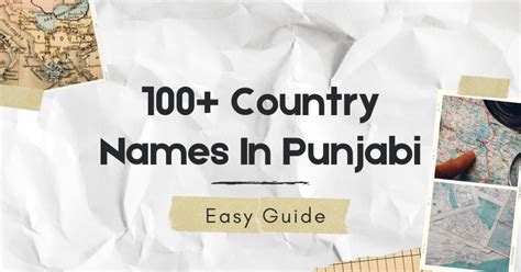 100+ Country Names In Punjabi – Easy Guide - Ling App