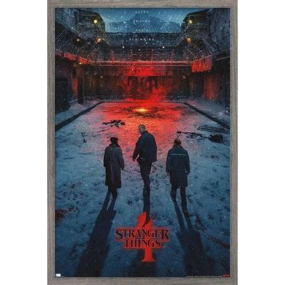 Trends International Netflix Stranger Things: Season 4 - Russia Teaser One Sheet Framed Wall ...