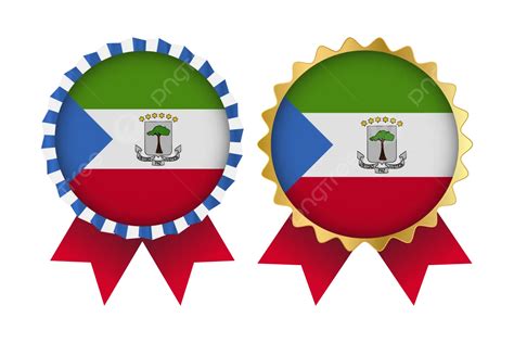 Vector Medal Set Designs Of Equatorial Guinea Template, Badge Design, Medal Design, Badge Flag ...