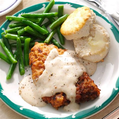 Chicken-Fried Steak & Gravy Recipe | Taste of Home