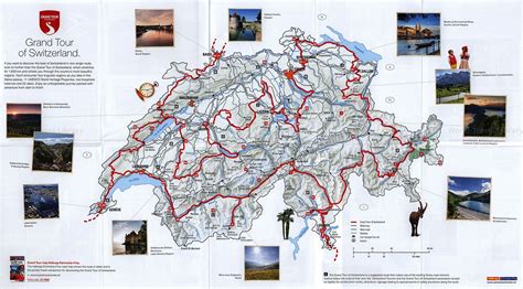 Switzerland Tour Map