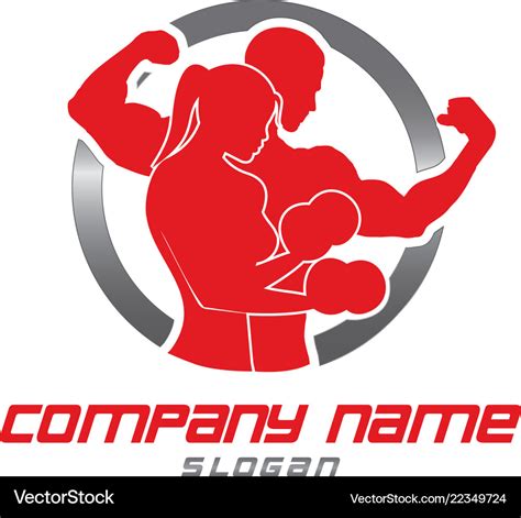 Logo gym Royalty Free Vector Image - VectorStock