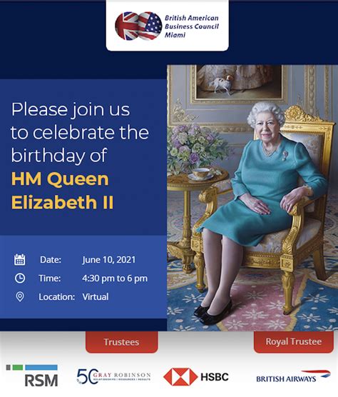 Birthday Celebration of HM Queen Elizabeth II - British American ...