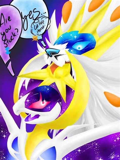 Lunala and Solgaleo | Pokémon Amino