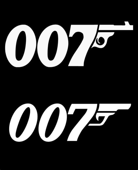 James Bond's secret agent number -- 007 logo in 2020 | Bond, Logos, James bond