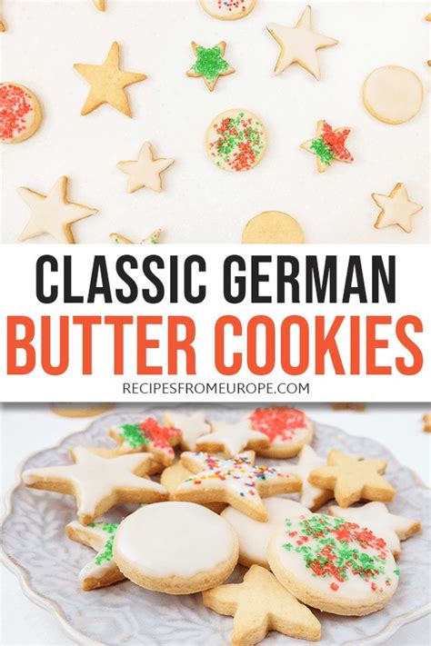 German Butter Cookies (Butterplätzchen) - Recipes From Europe