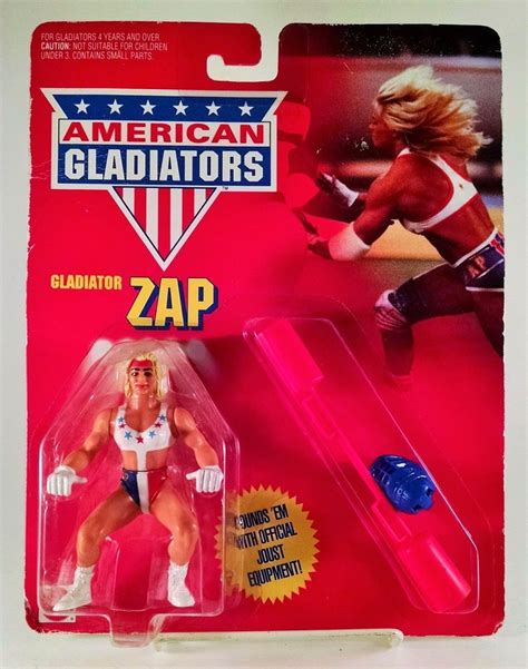 Gladiator Zap Figure 1991 American Gladiators Sealed New Vintage Mattel ...