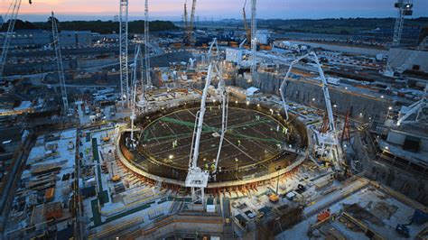 EDF Energy's Hinkley Point C nuclear reactor base completed