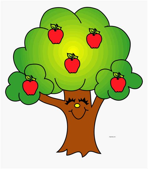 Cute Apple Tree Clipart, HD Png Download , Transparent Png Image - PNGitem