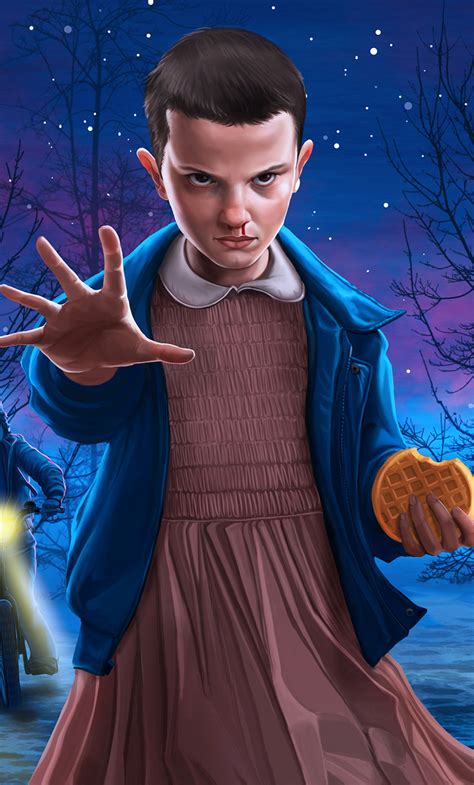 1280x2120 Stranger Things Eleven Art iPhone 6+ ,HD 4k Wallpapers,Images,Backgrounds,Photos and ...