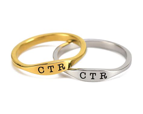 "CTR" RING - GOLD – PYRKIÄ