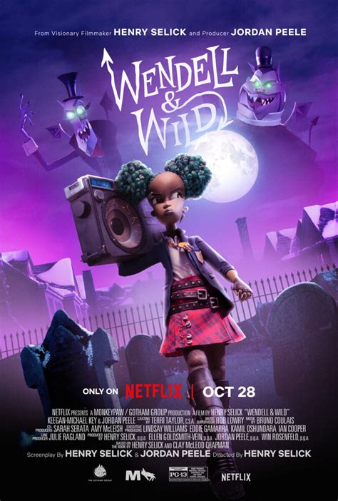 New 'Wendell & Wild' Trailer Reveals Henry Selick's Punk Rock ...