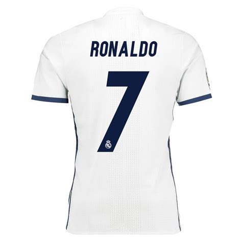 2016/17 Cristiano Ronaldo Jersey Number 7 Home Men's Replica Real ...