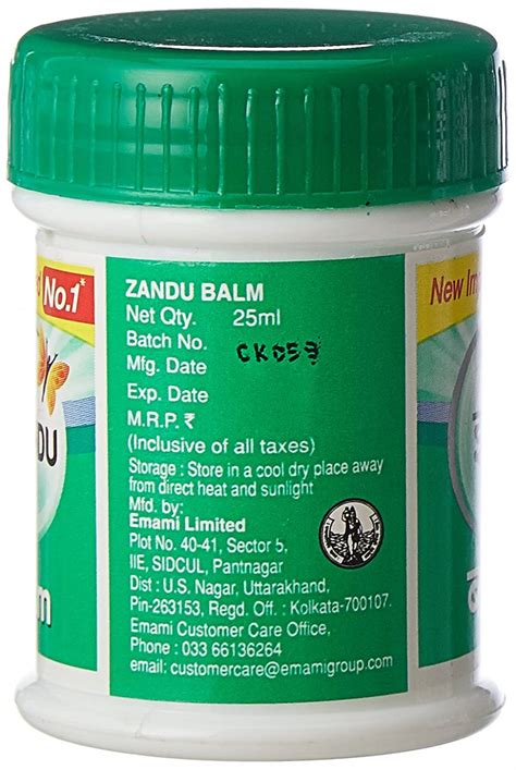 Zandu Balm-25ml - Harmain Pharmacy