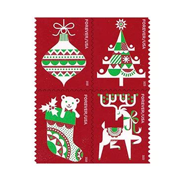 2020 Holiday Delights Christmas Forever Postage Stamps