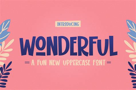 Wonderful Display Font (Cool Fonts, Awesome Fonts, Procreate Fonts) By Salt & Pepper Designs ...