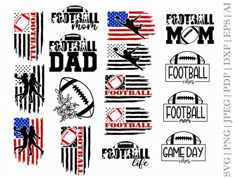 Football Flag SVG, Football US SVG Graphic by SeleART · Creative Fabrica