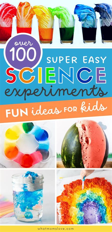 100+ Easy Science Experiments for Kids To Do at Home (Using Materials ...