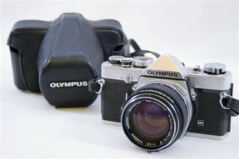 Olympus OM-1 35mm SLR Film Camera with Auto-S 50mm f1.4 Prime Lens | eBay