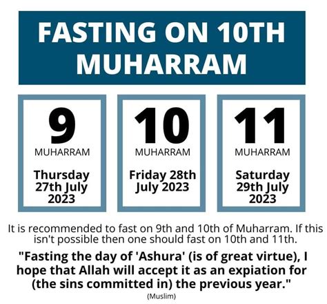 Fasting the day of ASHURA - Hayes Muslim Centre