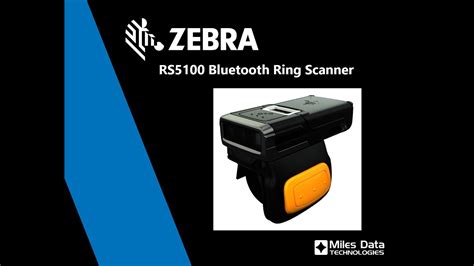 Single Finger RS5100 Bluetooth Ring Scanner - YouTube