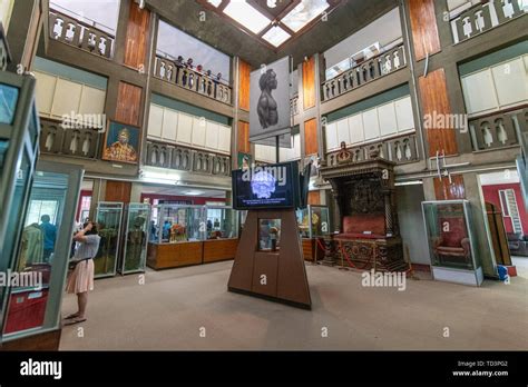 Artifacts on display within the National Museum of Ethiopia, Addis ...